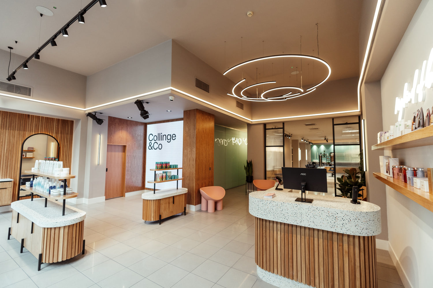 Collinge & Co Castle Street Reception Desk and Retail