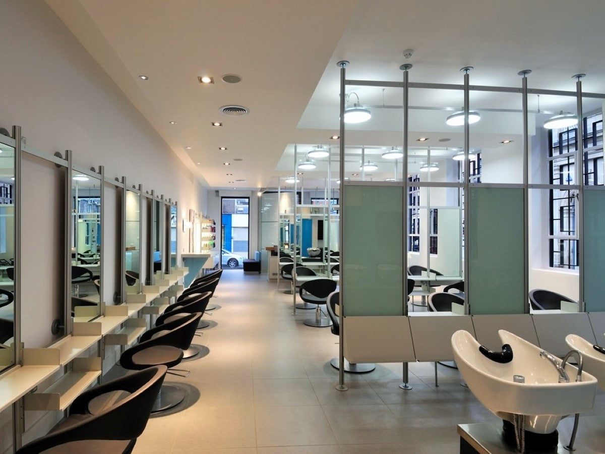Collinge & Co Graduates salon looking towards street