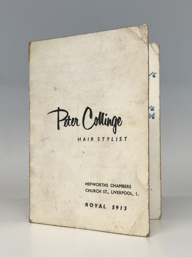 An old Peter Collinge Price List