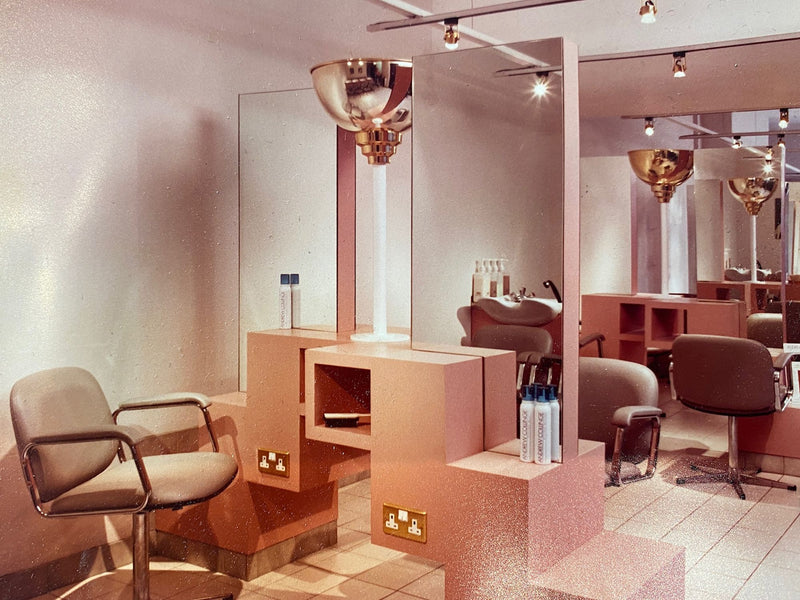 Andrew Collinge Heswall salon interior circa 1986